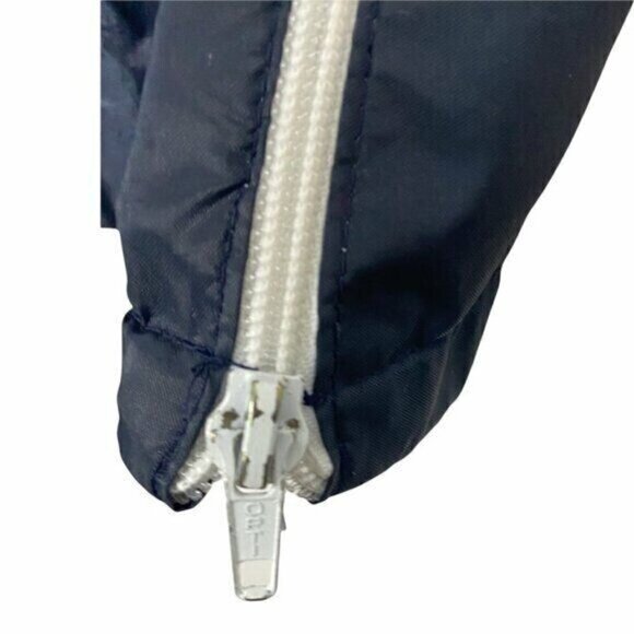 K Way Women's Vintage Retro Navy High Rise Windbreaker Side Zip Pants US 6 - Picture 6 of 9